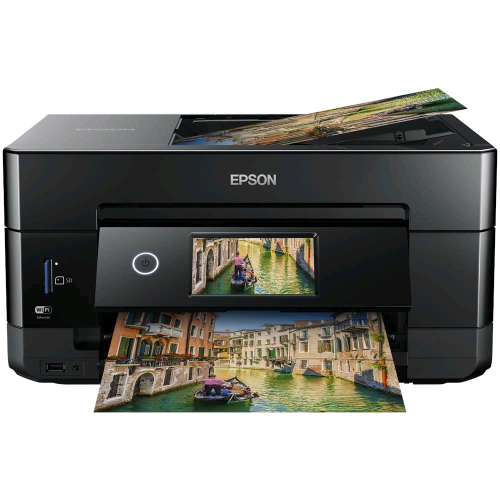 Epson Expression Premium XP-7100 Small-in-One - Stampante multifunzione - colore - ink-jet - Legal (216 x 356 mm) (originale) - A4/Legal (supporti) - fino a 11 ppm (copia) - fino a 15.8 ppm (stampa) - 120 fogli - USB 2.0, Gigabit LAN, Wi-Fi(n) - nero